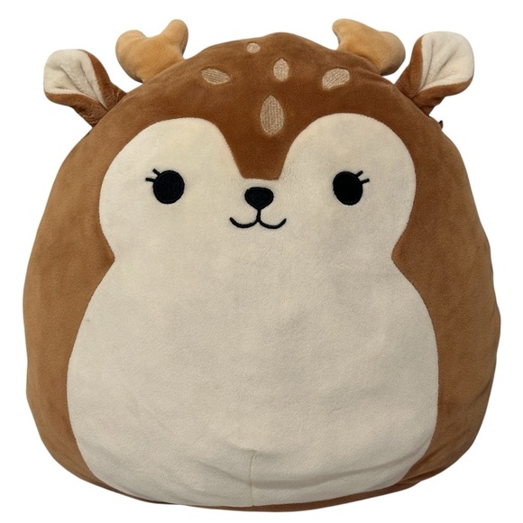 2020 Squishmallow Dawn the Fawn 16” Plush Stuffed Toy Reindeer - Picture 1 of 8